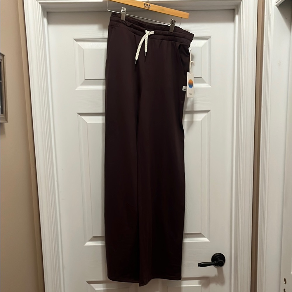 NWT Vuori women’s  Drawstring Lounge Pants, Java Heather size S